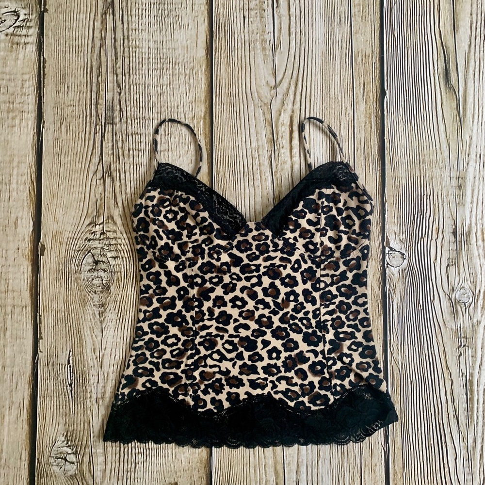 Moda International leopard adjustable tank